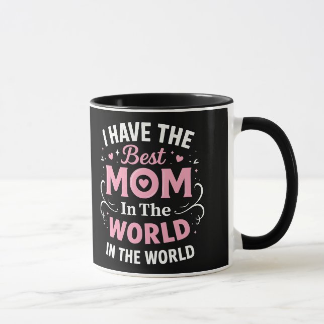 Bästa mamma i världen mugg (Höger)