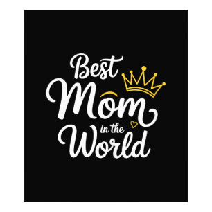 Bästa mamma i världen skjorta kvinnor bästa mamma fototryck