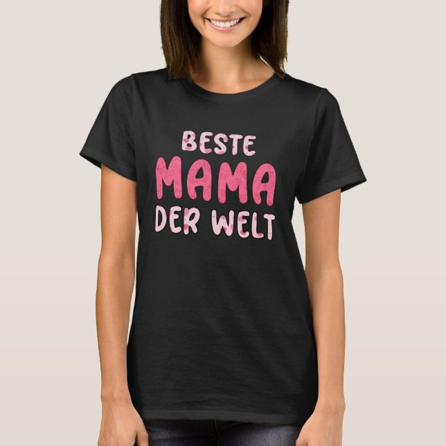 Bästa mamma i världen t shirt (Framsida)