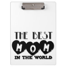Bästa Mamma i World Mors dag Clipboard
