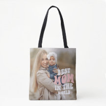 Bästa Mamma i World Photo Tote Bag
