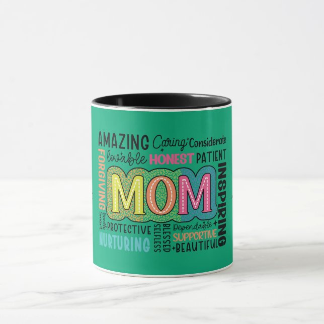 Bästa Mamma-inspirerande Personlig Mugg (Center)