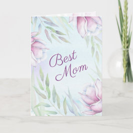 Bästa mamma, Inspirerande skrift mors dag Kort