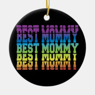 Bästa Mamma Julgransprydnad Keramik