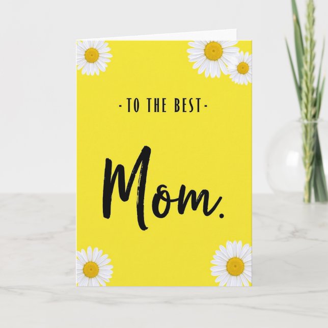 Bästa Mamma Kort (Framsida)