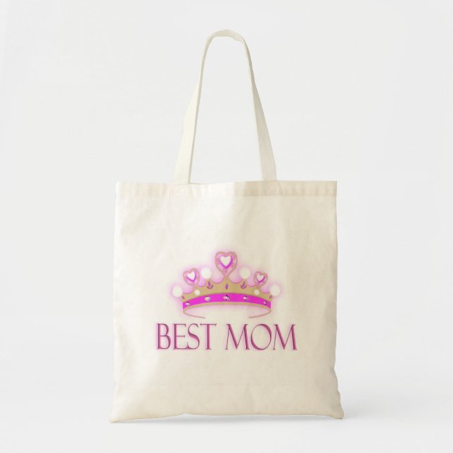 Bästa Mamma Krona Tygkasse (Framsidan)