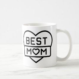 Bästa mamma l Mors dag l I kärlek du mamma Kaffemugg
