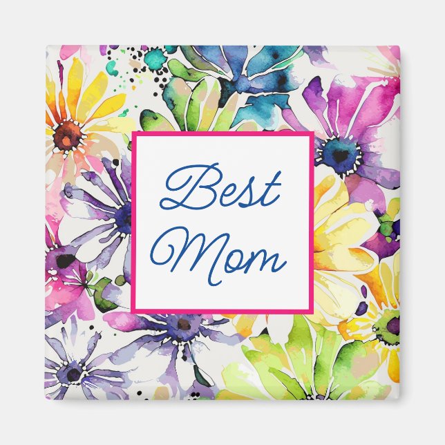 Bästa mamma-magnet magnet (Framsidan)