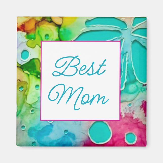 Bästa mamma-magnet magnet (Framsidan)