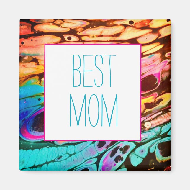 Bästa mamma-magnet magnet (Framsidan)