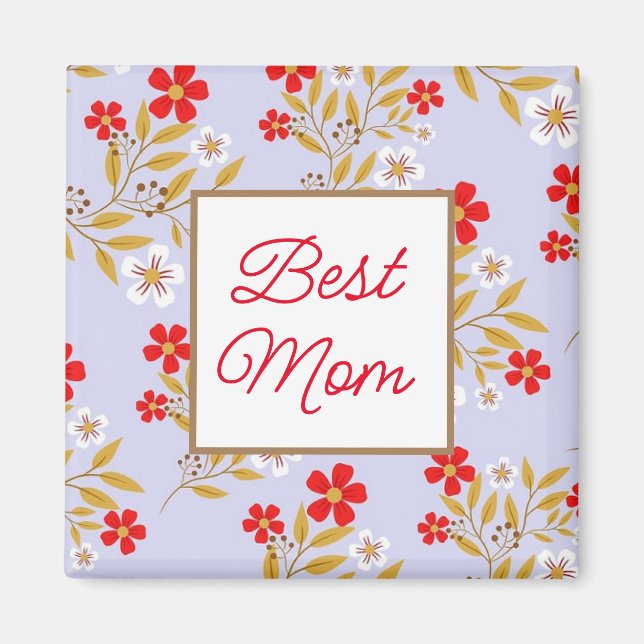 Bästa mamma-magnet magnet (Framsidan)