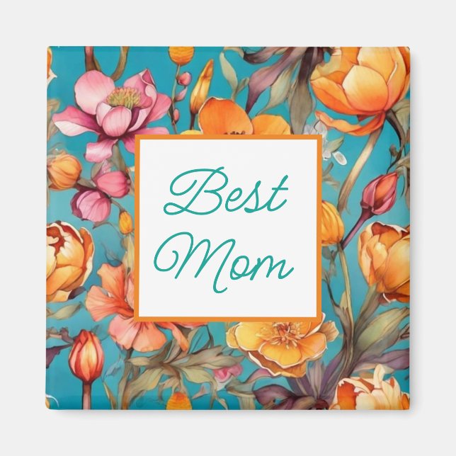Bästa mamma-magnet magnet (Framsidan)