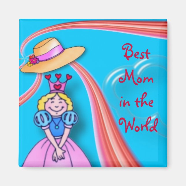 Bästa Mamma-magnet Magnet (Framsidan)