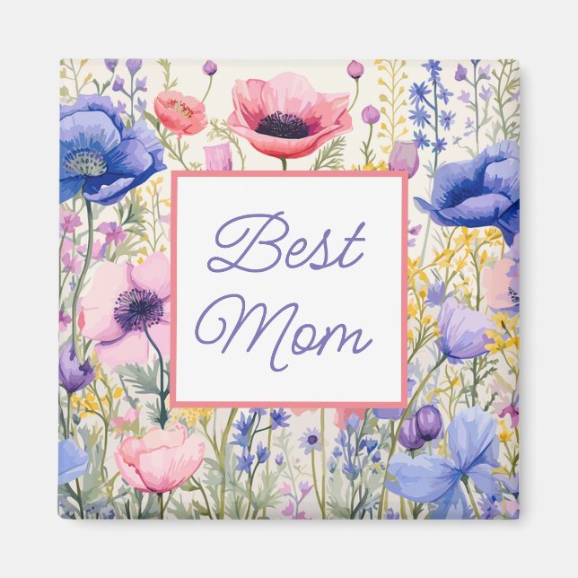 Bästa mamma-magnet magnet (Framsidan)