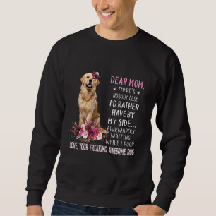 Bästa Mamma Mamma Hundägare Lycklig Mors dag 24 Lång Ärmad Tröja