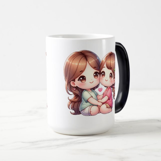 Bästa Mamma,mamma Magisk Mugg (Framsida höger)