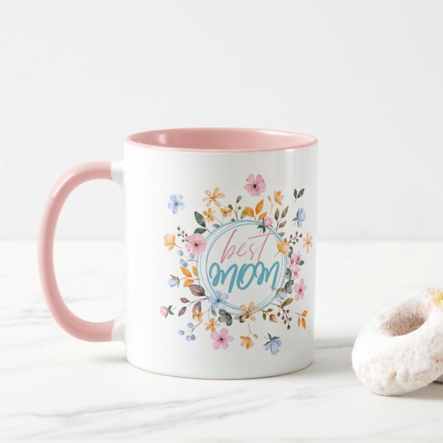 Bästa mamma mamma mor mugg (Med munk)