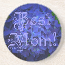 Bästa Mamma med blå bakgrund