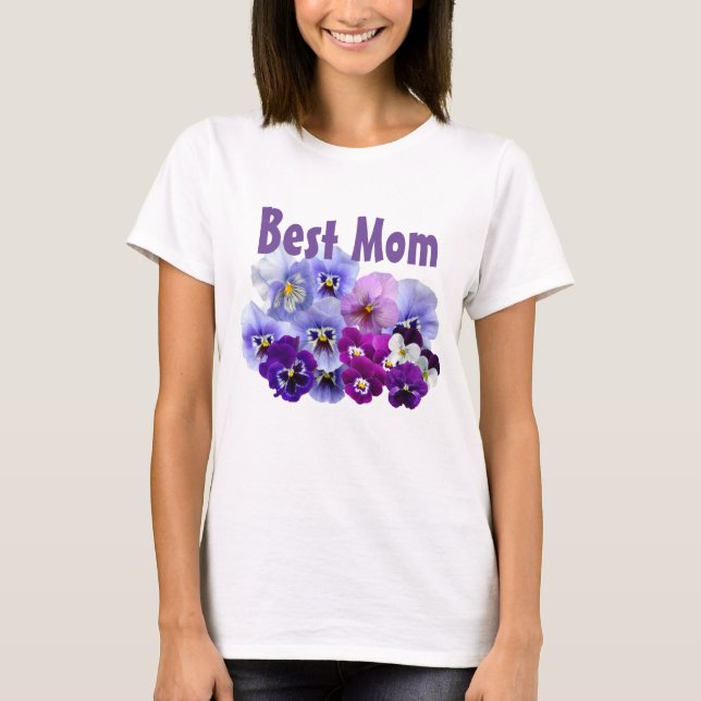Bästa mamma mor t-shirt morsdagspresentidé (Framsida)