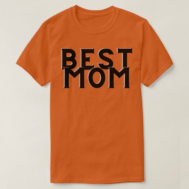 Bästa Mamma Mors dag 1 T Shirt (Design framsida)