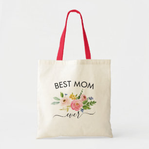 Bästa Mamma Mors dag Gift Mor Kärlek-Blommigten Tygkasse