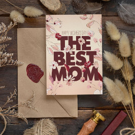 Bästa Mamma | MORS DAG Kort