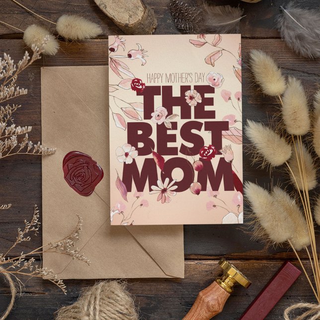 Bästa Mamma | MORS DAG Kort (Skapare uppladdad)
