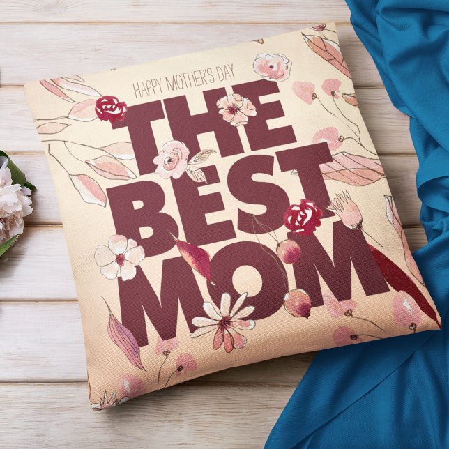 Bästa Mamma | MORS DAG Kudde (Skapare uppladdad)
