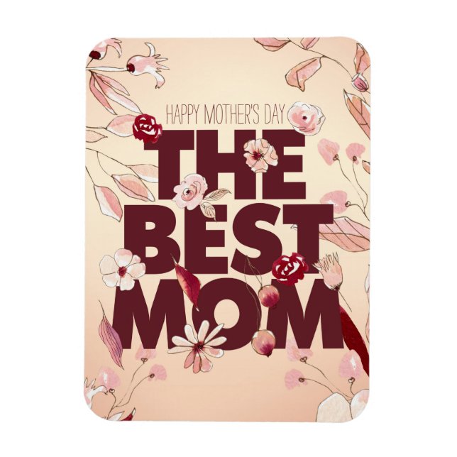 Bästa Mamma | MORS DAG Magnet (Vertikal)