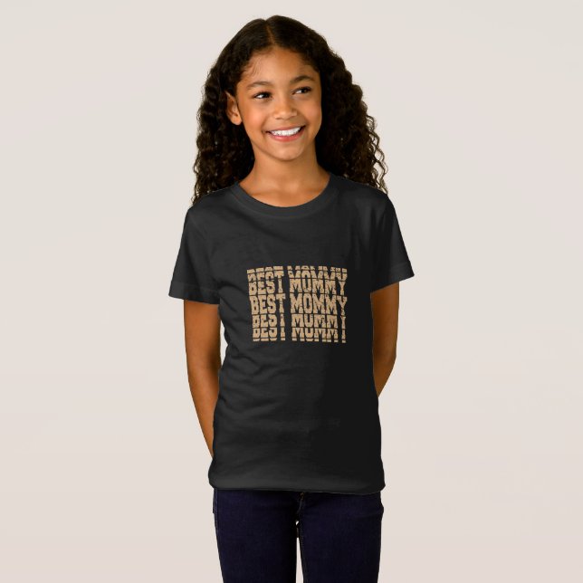 Bästa Mamma, mors dag T Shirt (Hel framsida)