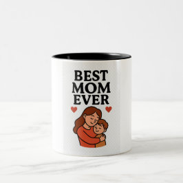 Bästa Mamma-Mugg-gåva Två-Tonad Mugg