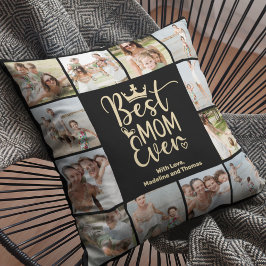 Bästa Mamma någonsin, 12 Photo Collage Plaque Kudde