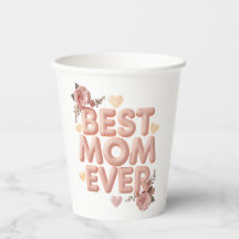 Bästa mamma någonsin 3D blommig design | Present t