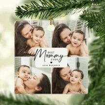 Bästa Mamma Någonsin 4 Foto Collage Personlig