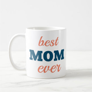 Bästa Mamma någonsin 4-fotokollage Anpassa foton Kaffemugg