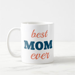 Bästa Mamma någonsin 4-fotokollage Anpassa foton Kaffemugg