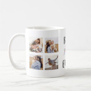Bästa Mamma någonsin   5 Fyrkantiga fotokaffe Mugg