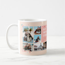 Bästa Mamma någonsin, 5 Photo Mors dag Collage Kaffemugg