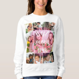 Bästa mamma någonsin 9 Fotokollage Personlig mormo T Shirt
