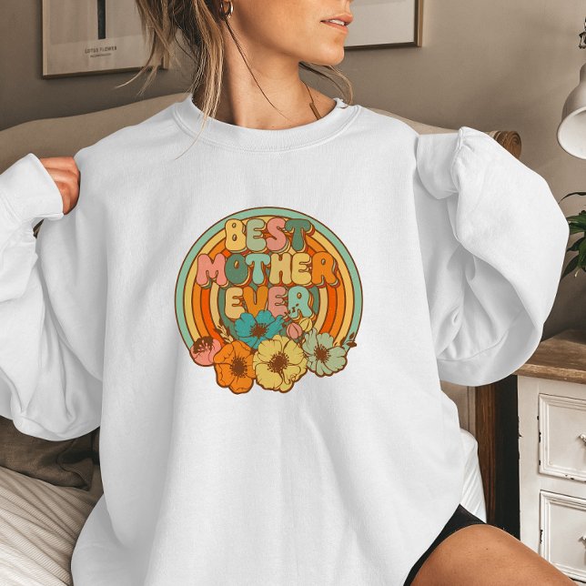 Bästa Mamma någonsin | Ändra Blommigt Kompilera T Shirt (Skapare uppladdad)