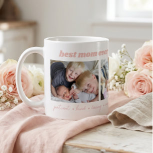 Bästa mamma någonsin anpassad bild kaffemugg