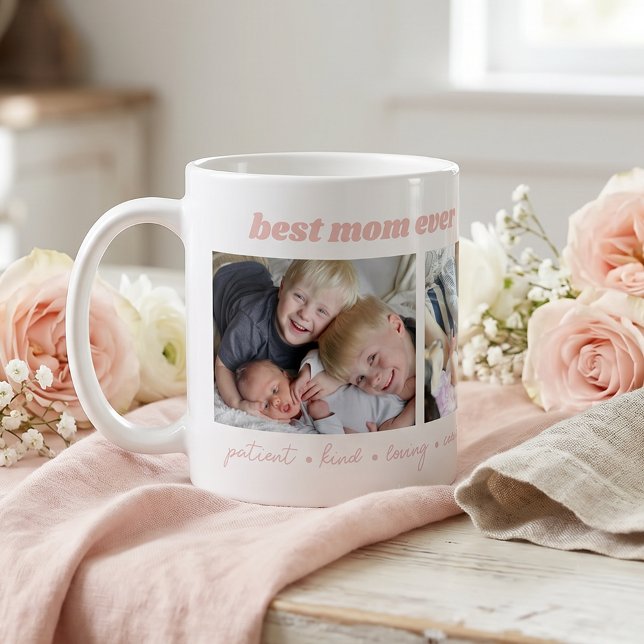 Bästa mamma någonsin anpassad bild kaffemugg (Skapare uppladdad)