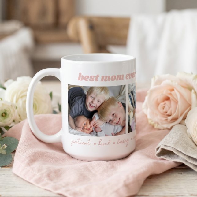 Bästa mamma någonsin anpassad bild kaffemugg (Skapare uppladdad)