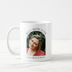 Bästa mamma någonsin Anpassad valvfoto Kaffemugg