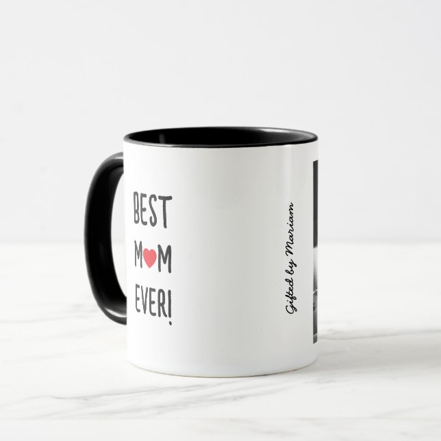 Bästa Mamma någonsin Anpassade Namn Mugg (Framsida vänster)