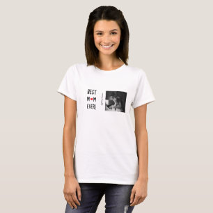 Bästa Mamma någonsin Anpassade Namn T Shirt