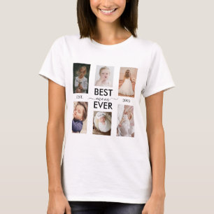 Bästa Mamma någonsin Anpassadet år och bilder T Shirt