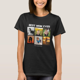 Bästa Mamma någonsin Anpassadet namn och bilder T Shirt