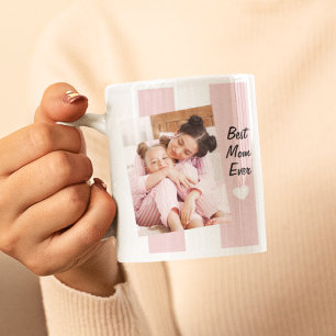 Bästa Mamma någonsin Anpassningsbar 3-foto - Mor D Kaffemugg