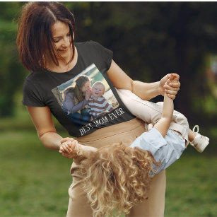 Bästa Mamma någonsin, Anpassningsbar-fotot Mors da T Shirt
